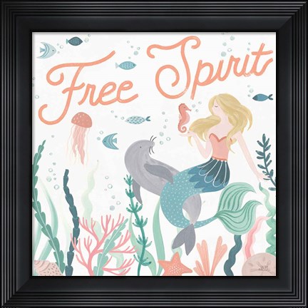 Framed Under the Sea II Print