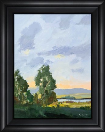 Framed Evening Skies II Print