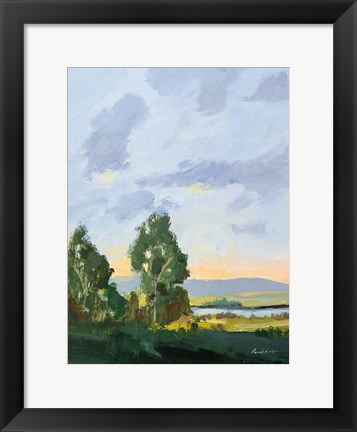 Framed Evening Skies II Print