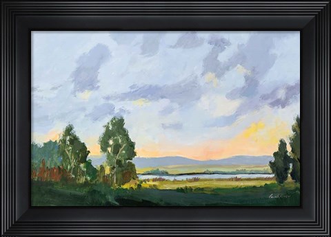 Framed Evening Skies I Print