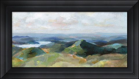 Framed Above the Lakes Print