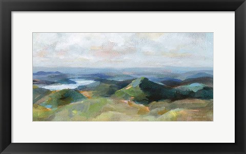 Framed Above the Lakes Print