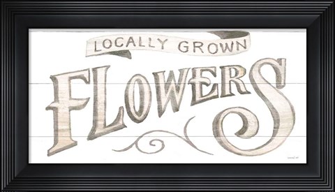 Framed Homegrown Summer Sign IV Print