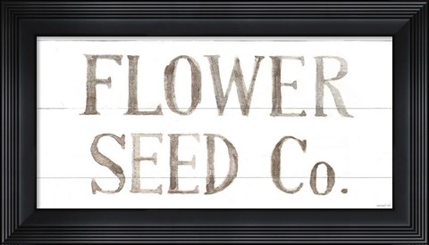 Framed Homegrown Summer Sign III Print