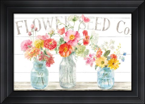 Framed Homegrown Summer I Print