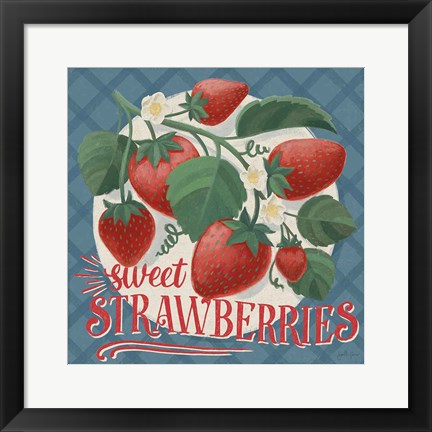 Framed Berry Breeze IV Print