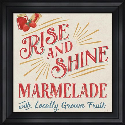 Framed Berry Breeze VII Print