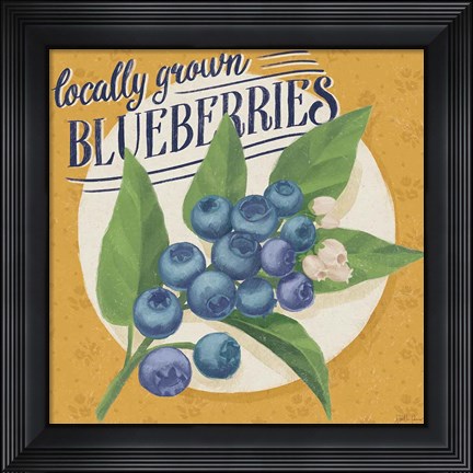 Framed Berry Breeze II Print