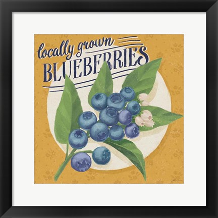 Framed Berry Breeze II Print