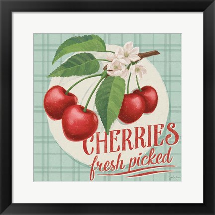 Framed Berry Breeze III Print