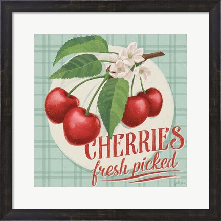 Framed Berry Breeze III Print