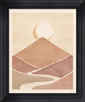 Framed Mid Century Landscape II Print