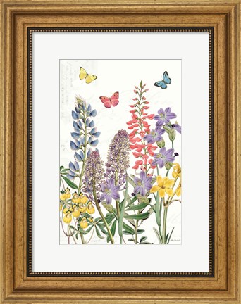 Framed Easter Garden Floral VI Print