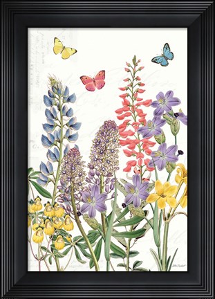Framed Easter Garden Floral VI Print