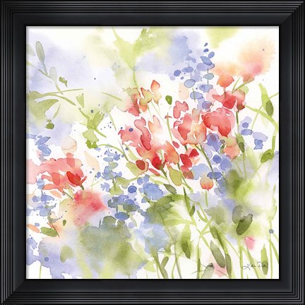 Framed Spring Meadow II Print