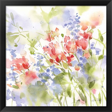 Framed Spring Meadow II Print
