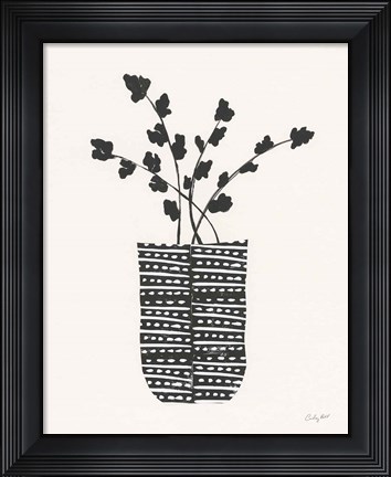 Framed Shadow Vessel I Print