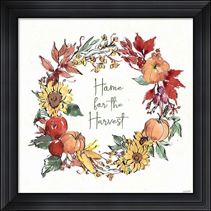 Framed Country Harvest VIII Print