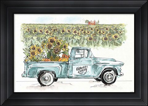 Framed Country Harvest I Print