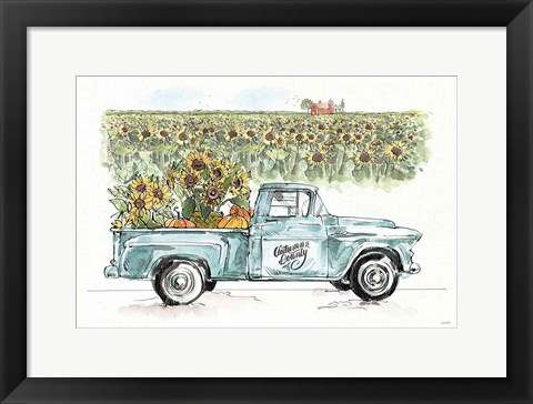 Framed Country Harvest I Print