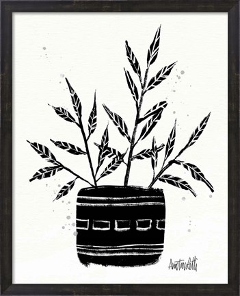 Framed Botanical Sketches IX Print