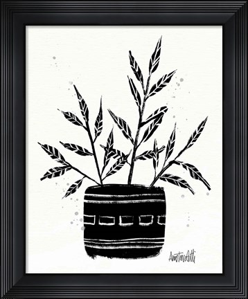Framed Botanical Sketches IX Print