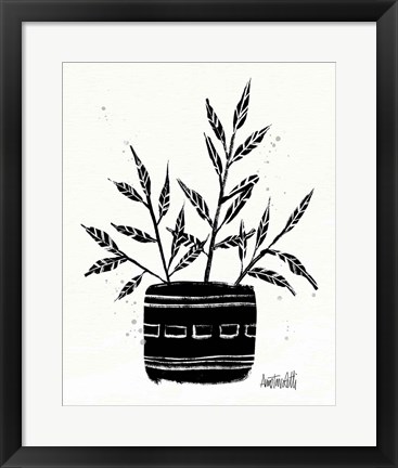 Framed Botanical Sketches IX Print