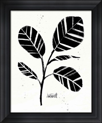 Framed Botanical Sketches IV Print
