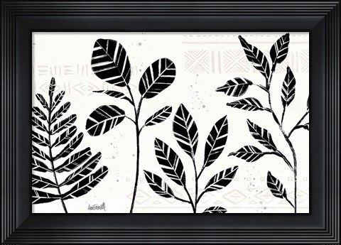 Framed Botanical Sketches I Print