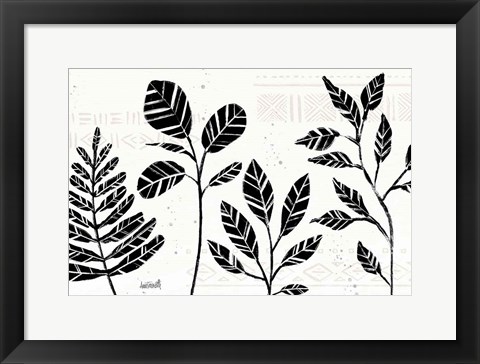 Framed Botanical Sketches I Print