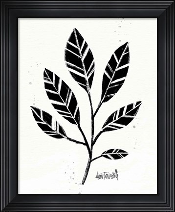 Framed Botanical Sketches III Print