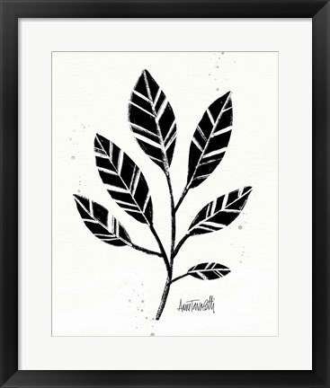 Framed Botanical Sketches III Print