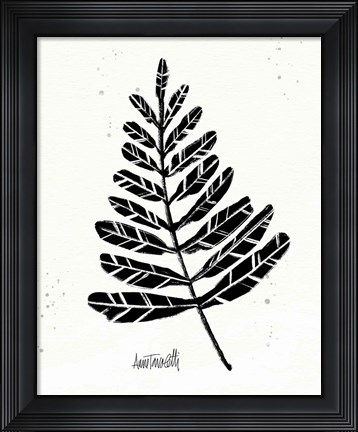 Framed Botanical Sketches II Print
