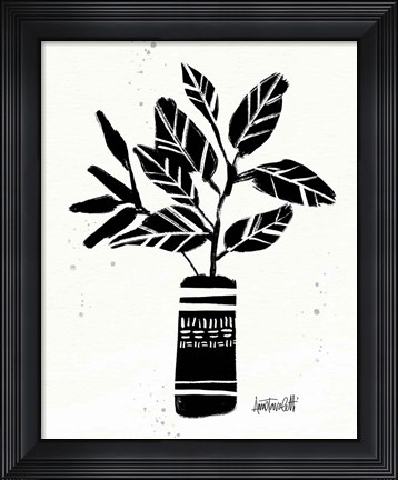 Framed Botanical Sketches VI Print