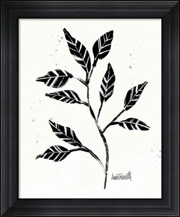 Framed Botanical Sketches V Print