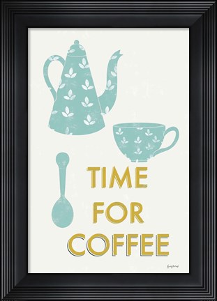 Framed Retro Kitchen Coffee III Print