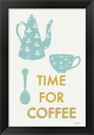 Framed Retro Kitchen Coffee III Print