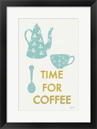 Framed Retro Kitchen Coffee III Print