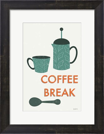 Framed Retro Kitchen Coffee II Print
