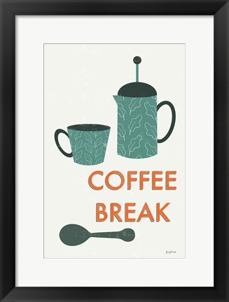 Framed Retro Kitchen Coffee II Print