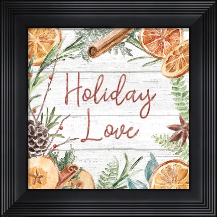 Framed Seasonal Market IV Print