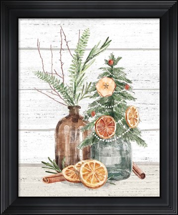 Framed Seasonal Market III Print
