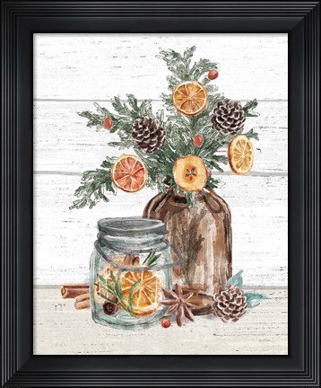 Framed Seasonal Market II Print