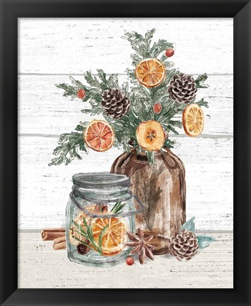 Framed Seasonal Market II Print