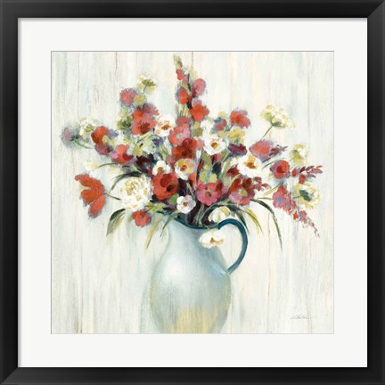 Framed Coastal Bouquet Autumn Print