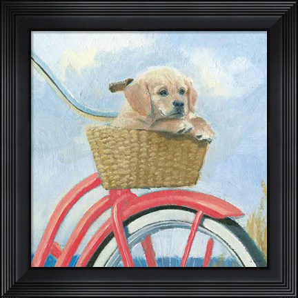 Framed Beach Ride V Print