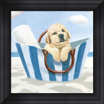 Framed Beach Ride VI Print