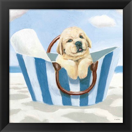 Framed Beach Ride VI Print