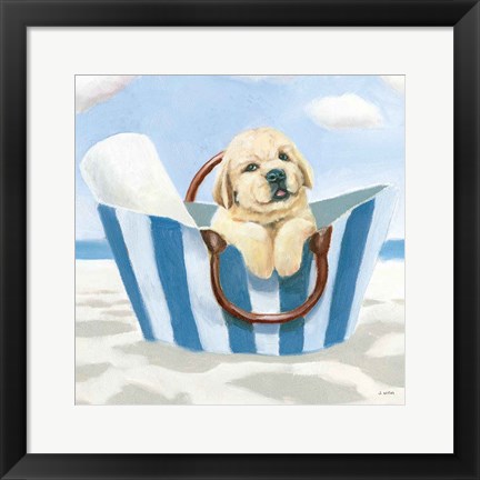 Framed Beach Ride VI Print