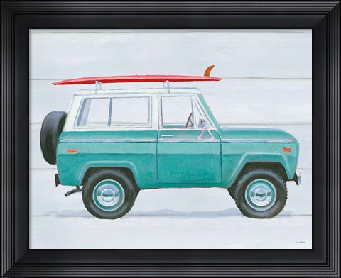 Framed Beach Ride VII Print
